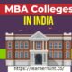 Best MBA Colleges in India