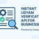 Looking for Udyam API? Get Fast & Accurate Results with Surepass