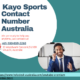For Best Service Dial Kayo Sports Contact Number Australia 61180059517