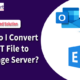 How to import PST file to Exchange Server?