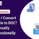 Quick VCF file to DOC conversion Tool