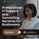 Professional IT Support and Consulting Services for Businesses