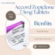 Buy Accord Zopiclone 7.5mg Tablets for Insomnia Relief