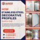 Stainless Steel Decorative Profiles for Elegant Interiors | Jainox Eng