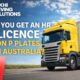 HR Licence on P Plates in Australia Explained