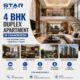 4 BHK Duplex Apartment in Chandkheda for Modern Living – Star Realty I