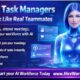 SaaS AI task manager improving workflow automation team collaboration