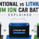 Lead-Acid vs Lithium vs Sodium Ion Car Battery Comparison