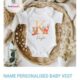 personalised pregnancy announcement vest