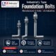 Industrial L Type Foundation Bolts Manufacturer in India | LG Industri