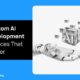 Custom AI Development Services That Deliver